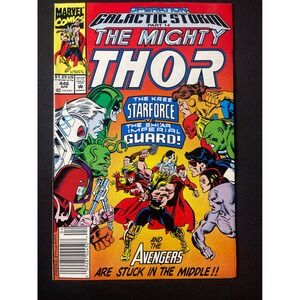 The Mighty Thor Comic Book Operation Galactic Storm Part 14 Marvel Comics 446
